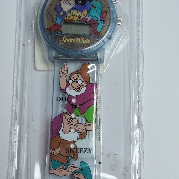 Walt Disney Snow White Digital Watch Still In Original Package Vintage Promo‎ - Picture 3 of 9
